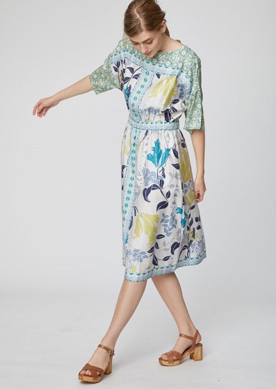aurielle-tile-print-dress3 Aurelia Tencel Dress Thought Clothing