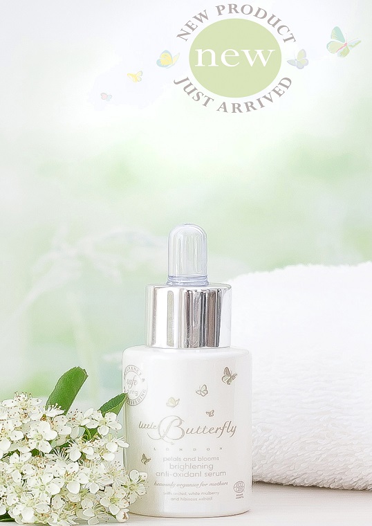 Petals and Blooms Brightening Antioxidant Serum Little Butterfly London