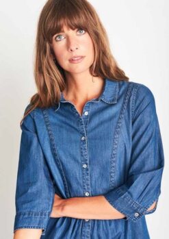 Lucy Denim Shirt Dress Bibico