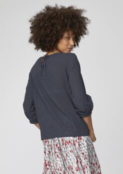 Eileen Graphite Blouse Thought Clothing
