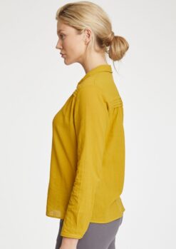 Alanta Organic Cotton Mustard Blouse Thought Clothing