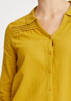 Alanta Organic Cotton Mustard Blouse Thought Clothing