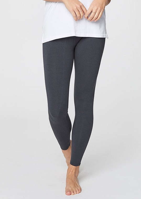 Bamboo Base Layer Graphite Leggings Thought Clothing